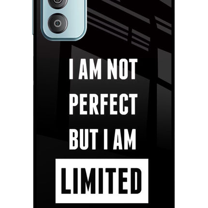 I Am Not Perfect But I Am Limited Edition Samsung F23 5G Glass Case