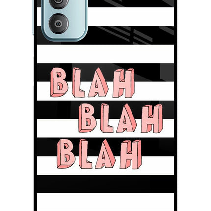 Blah Blah Blah Samsung F23 5G Glass Case