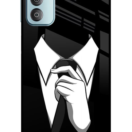 Black Tie Samsung F23 5G Glass Case