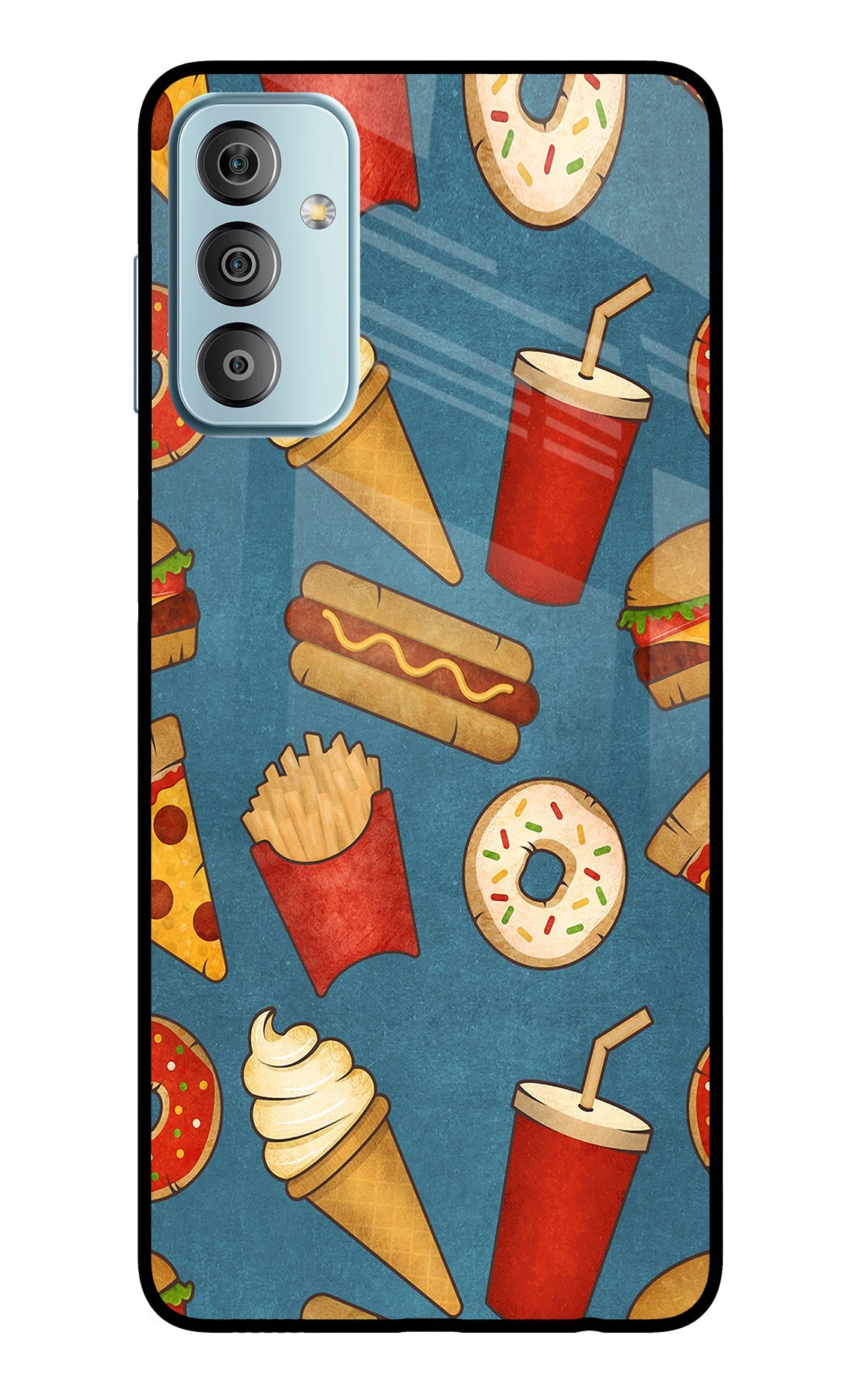 Foodie Samsung F23 5G Glass Case