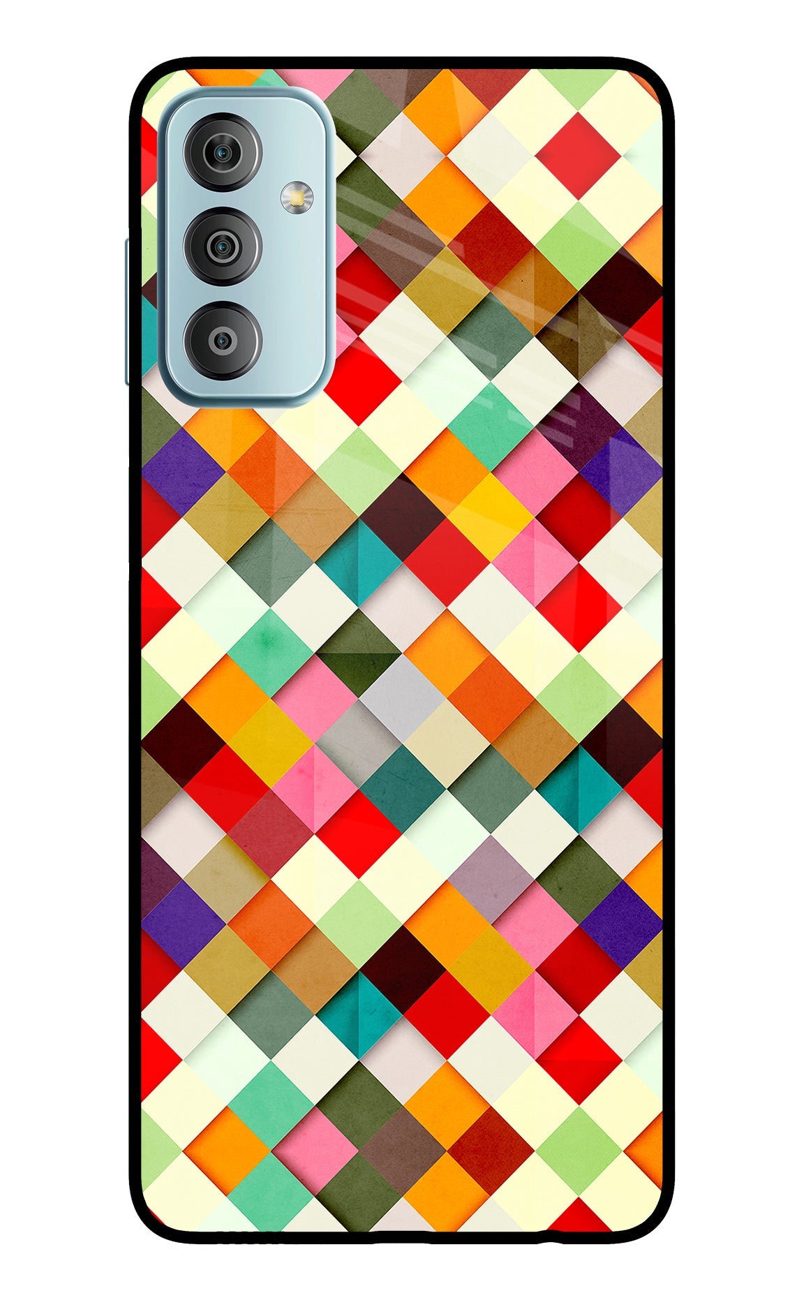 Geometric Abstract Colorful Samsung F23 5G Back Cover