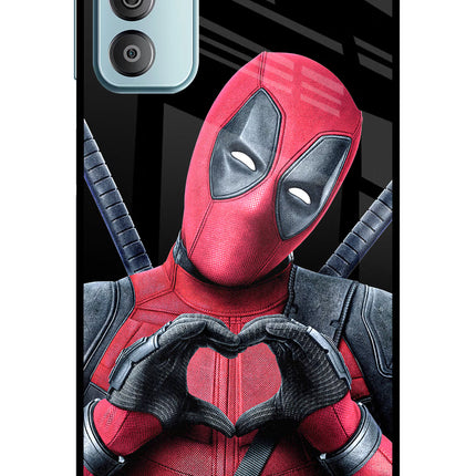 Deadpool Samsung F23 5G Glass Case
