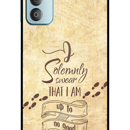 I Solemnly swear that i up to no good Samsung F23 5G Glass Case