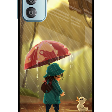 Rainy Day Samsung F23 5G Glass Case