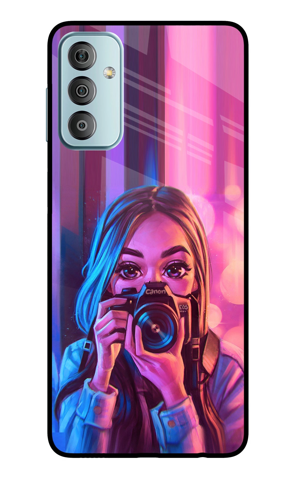 Girl Photographer Samsung F23 5G Back Cover