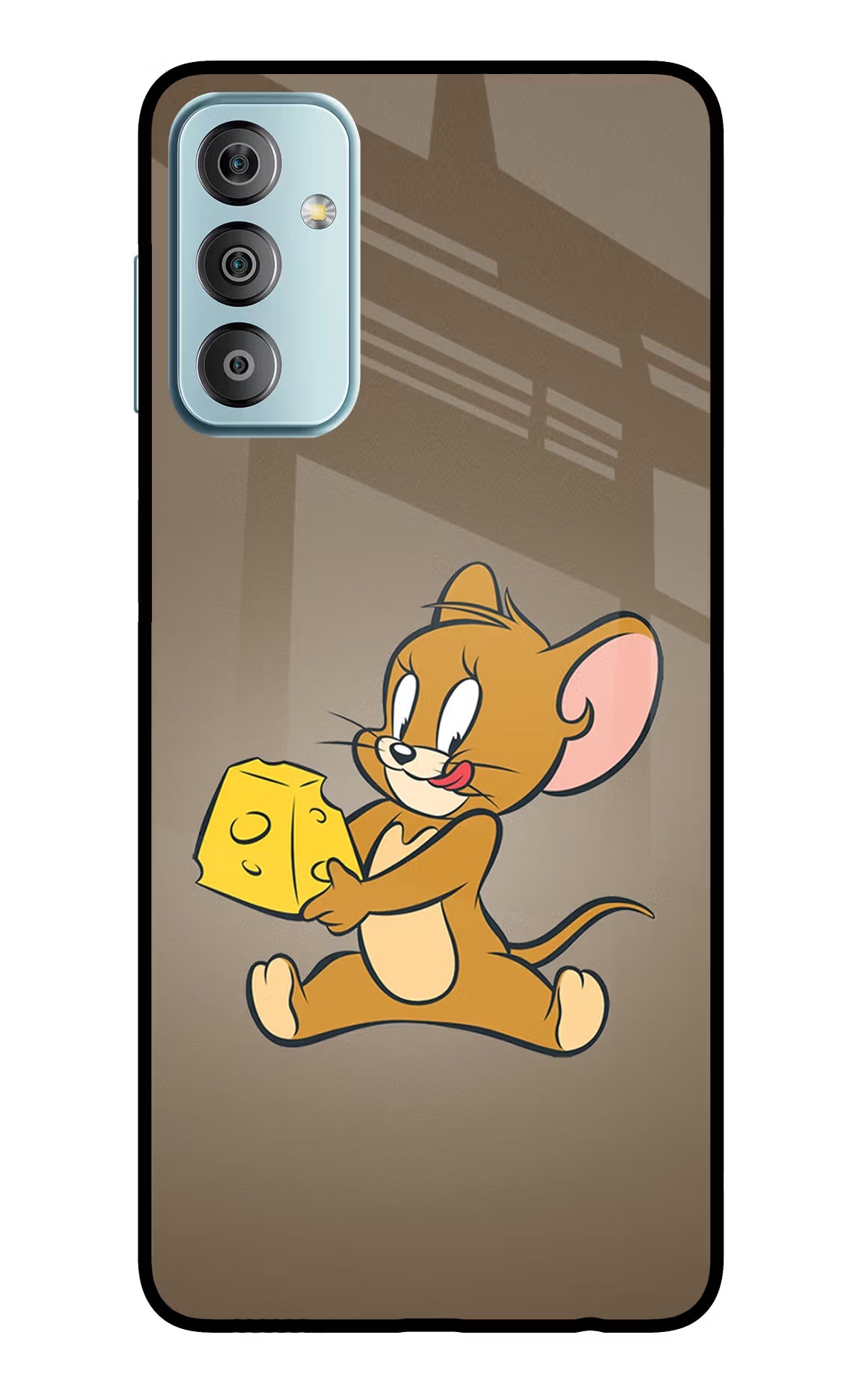 Jerry Samsung F23 5G Glass Case Back Cover by Casekaro