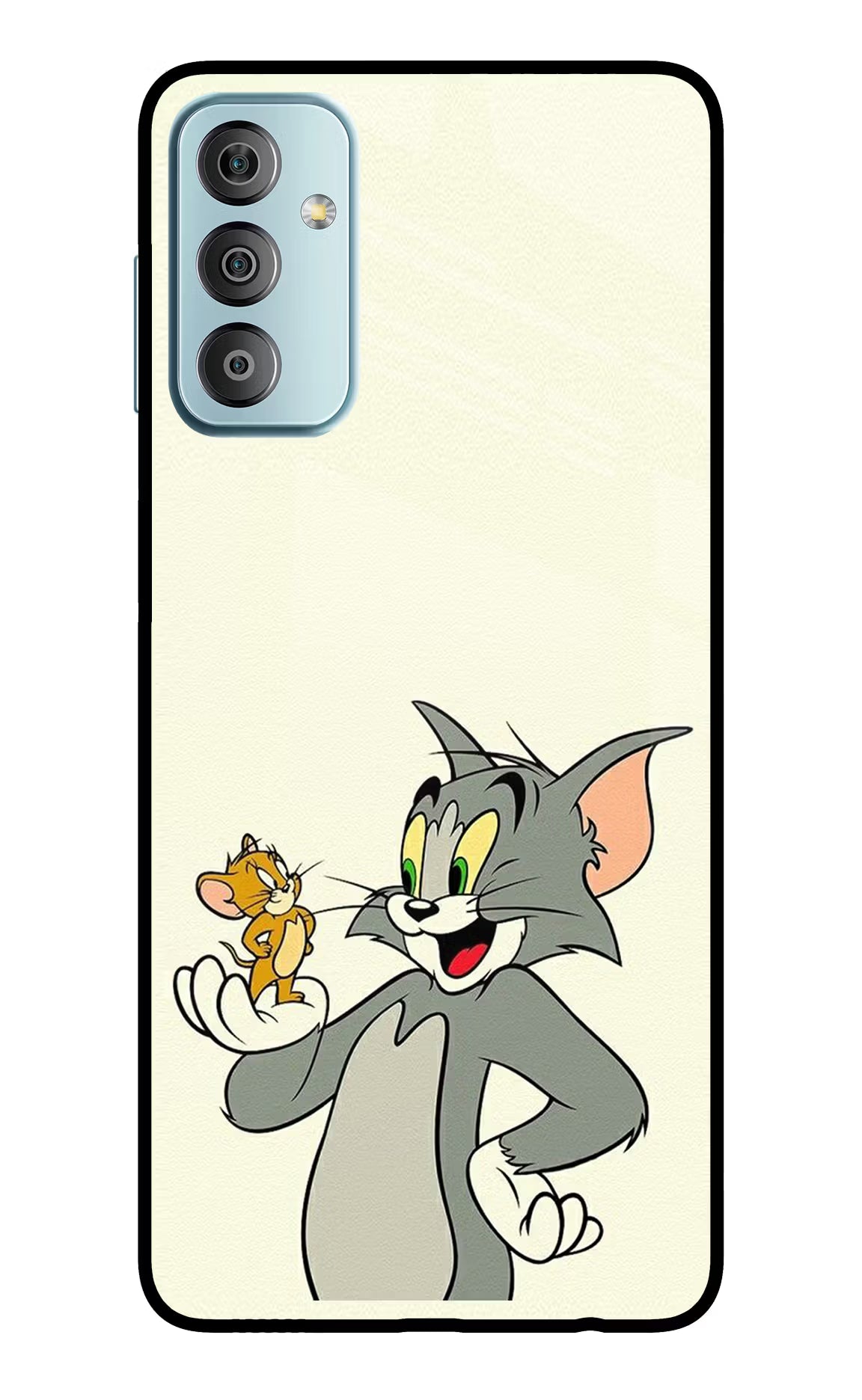 Tom & Jerry Samsung F23 5G Glass Case Back Cover by Casekaro