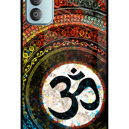 Om Cultural Samsung F23 5G Glass Case