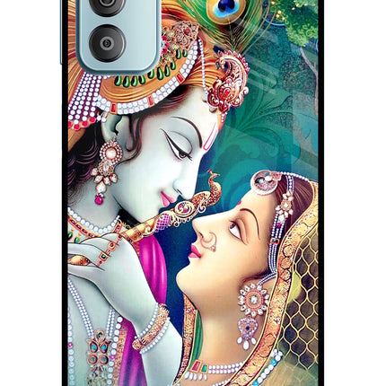 Lord Radha Krishna Samsung F23 5G Glass Case