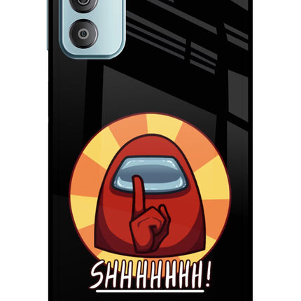Among Us Shhh! Samsung F23 5G Glass Case