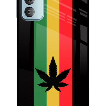 Weed Flag Samsung F23 5G Glass Case