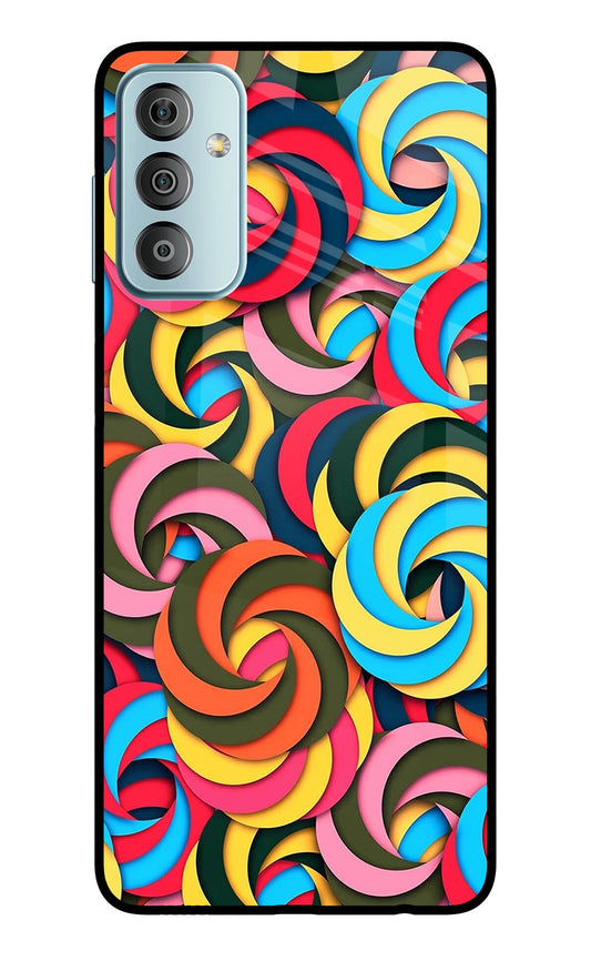 Spiral Pattern Samsung F23 5G Glass Case