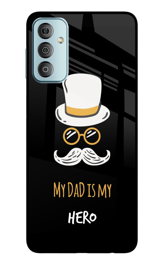 My Dad Is My Hero Samsung F23 5G Glass Case