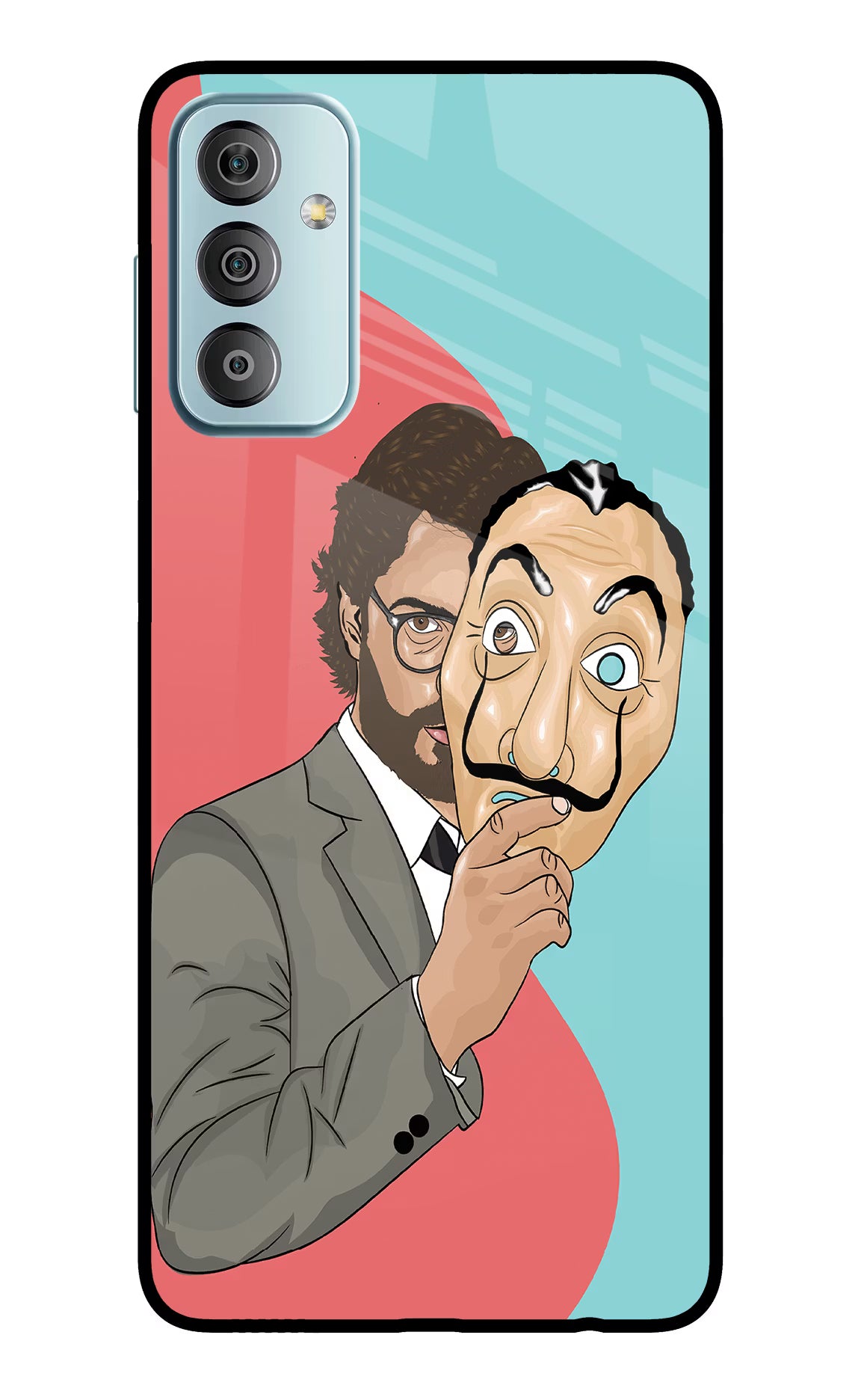 Professor Samsung F23 5G Glass Case Back Cover by Casekaro