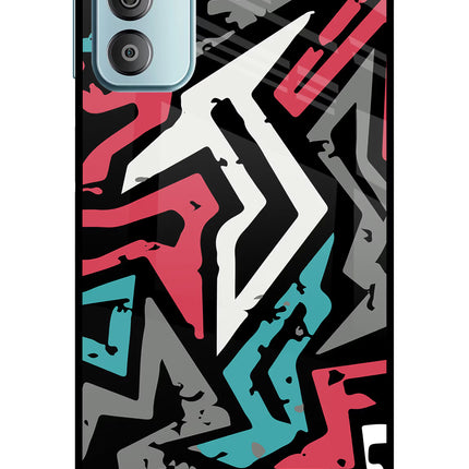 Geometric Graffiti Samsung F23 5G Glass Case