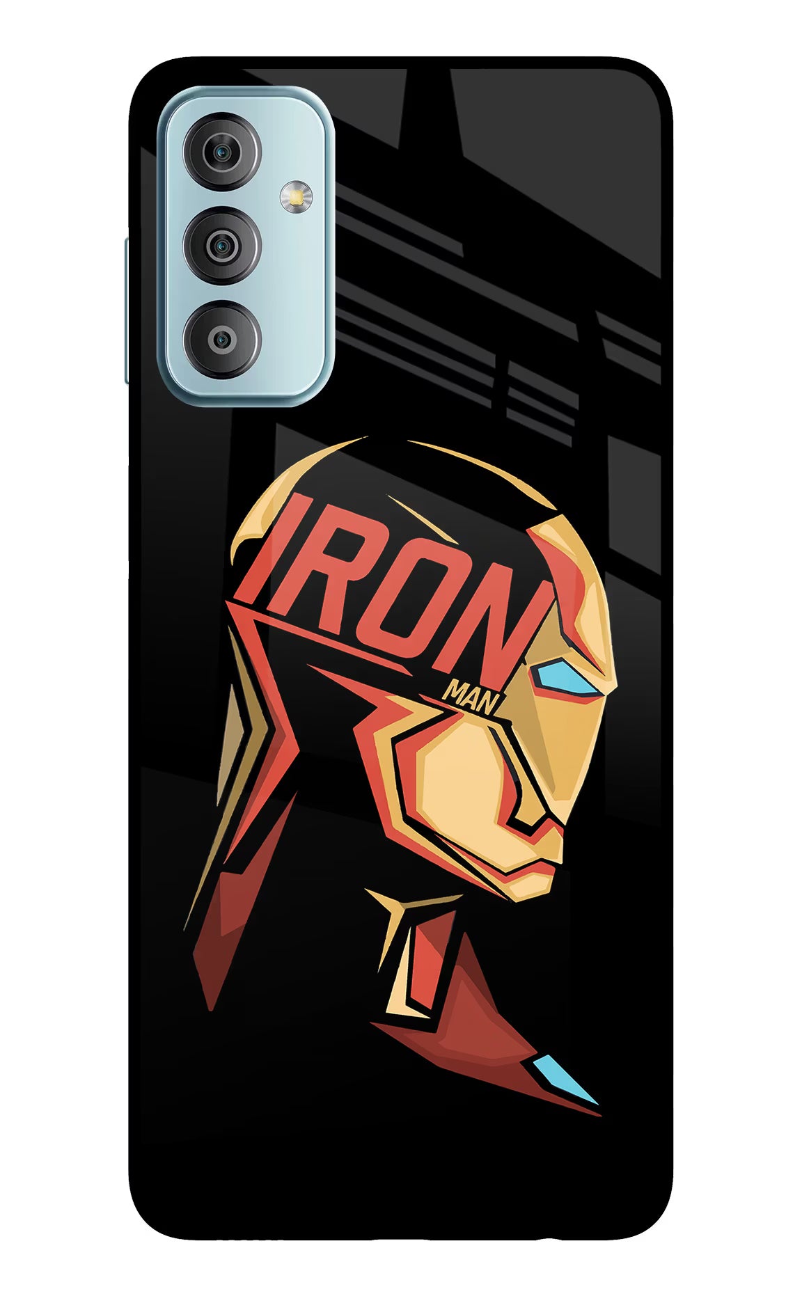 IronMan Samsung F23 5G Glass Case Back Cover by Casekaro