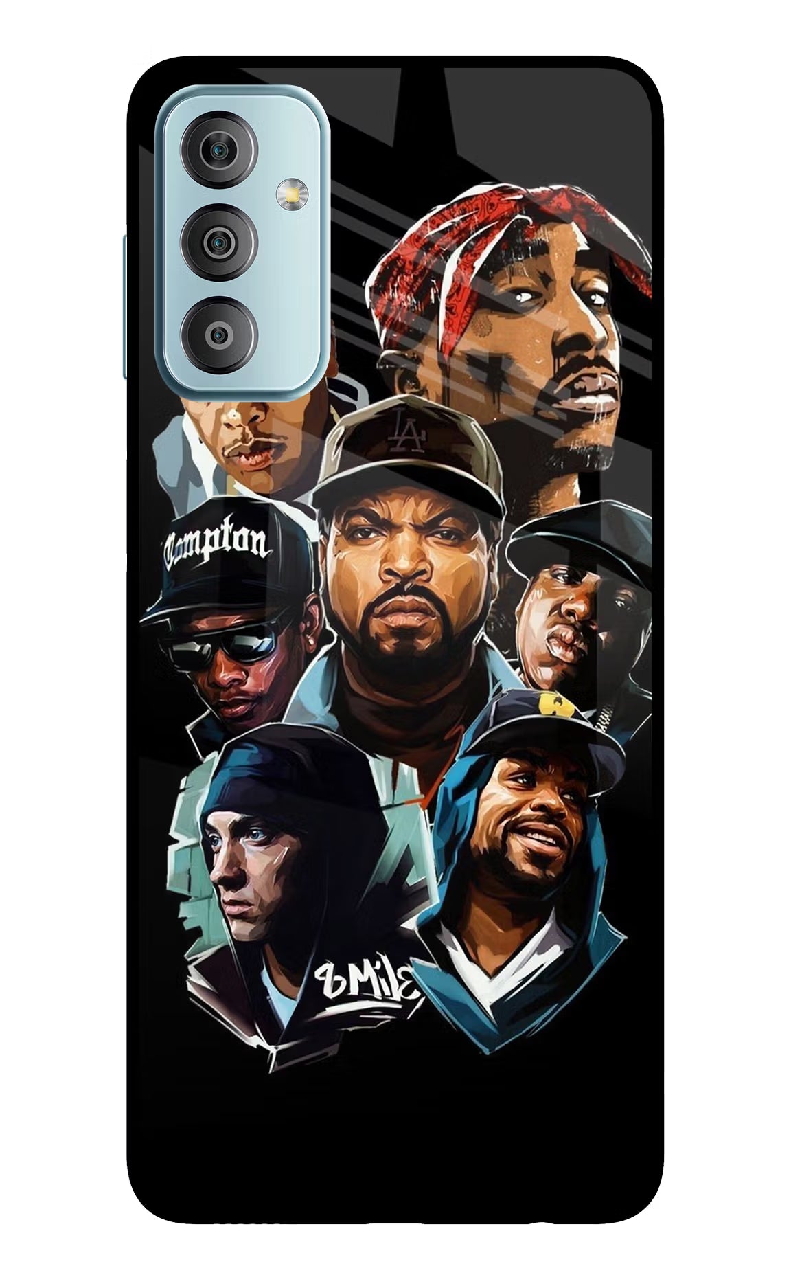 Rappers Samsung F23 5G Glass Case