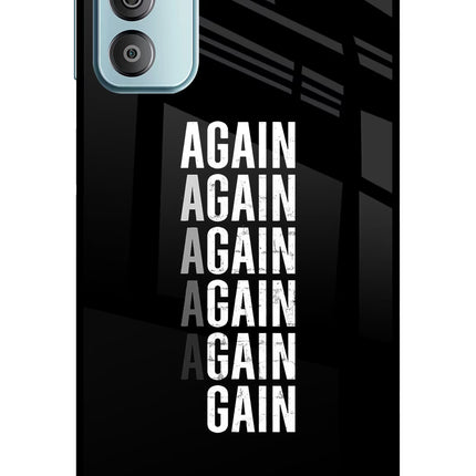 Again Again Gain Samsung F23 5G Glass Case