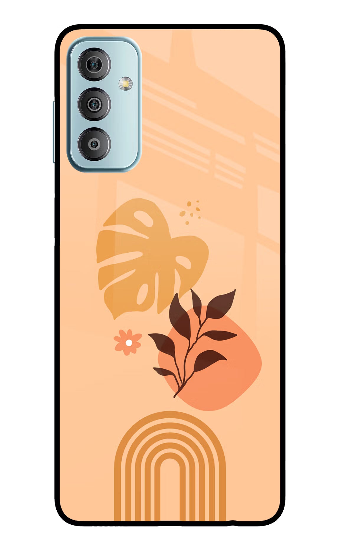 Bohemian Art Samsung F23 5G Glass Case Back Cover by Casekaro