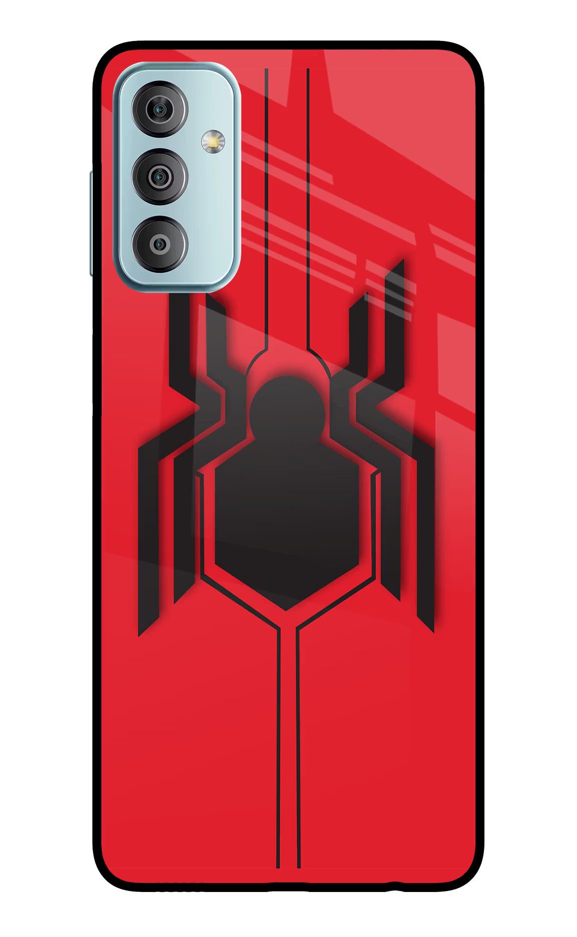 Spider Samsung F23 5G Glass Case Back Cover by Casekaro