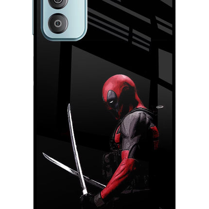 Deadpool Samsung F23 5G Glass Case Back Cover by Casekaro