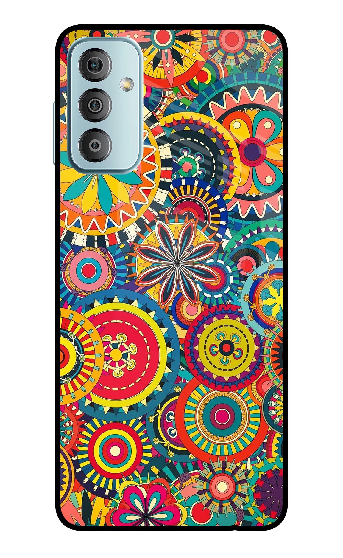 Gol Gol Art Samsung F23 5G Glass Case Back Cover by Casekaro