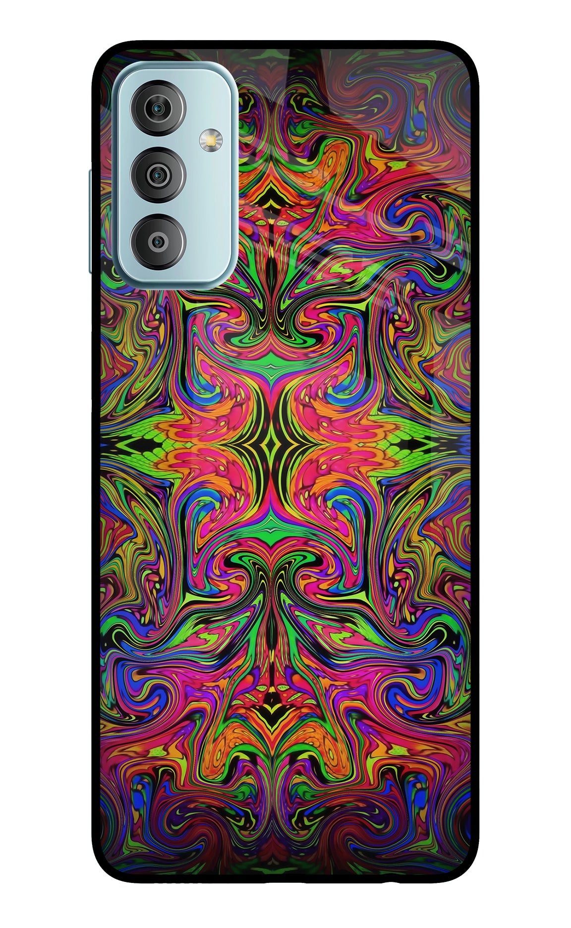 Psychedelic Art Samsung F23 5G Back Cover