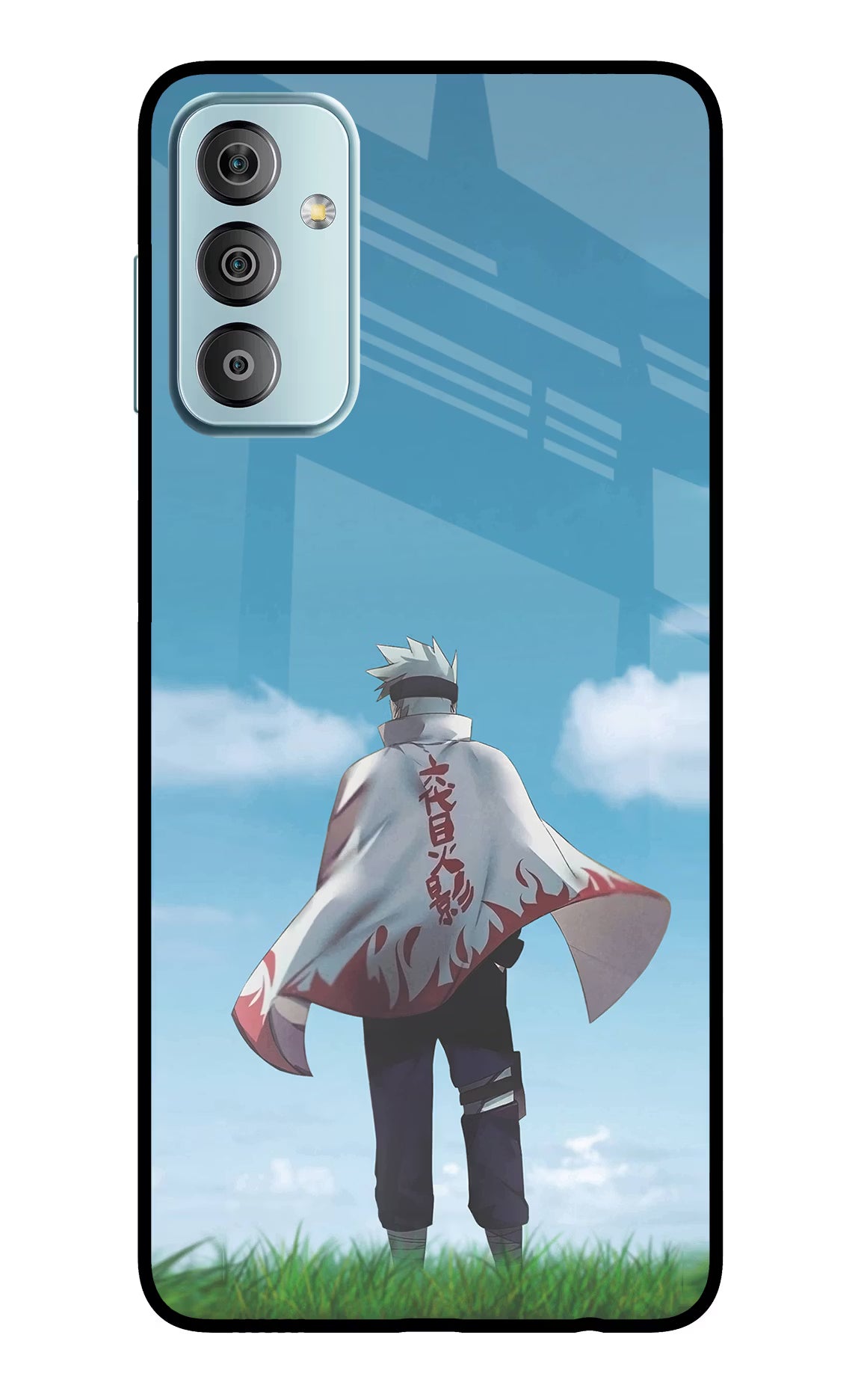 Kakashi Samsung F23 5G Glass Case Back Cover by Casekaro