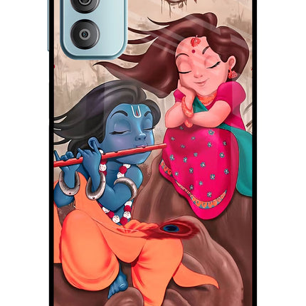 Radhe Krishna Samsung F23 5G Glass Case
