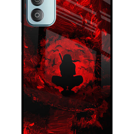 Itachi Uchiha Samsung F23 5G Glass Case Back Cover by Casekaro