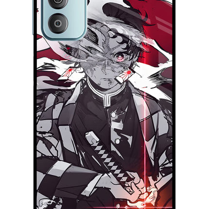 Demon Slayer Samsung F23 5G Glass Case