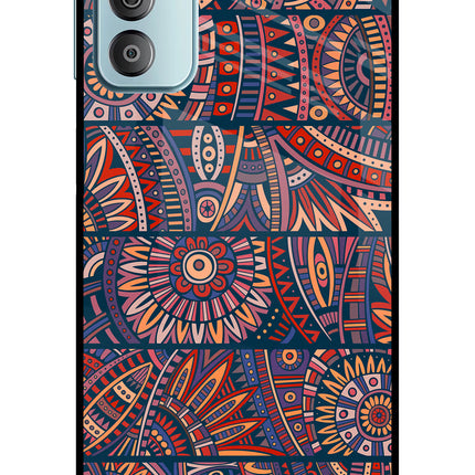 African Culture Design Samsung F23 5G Glass Case