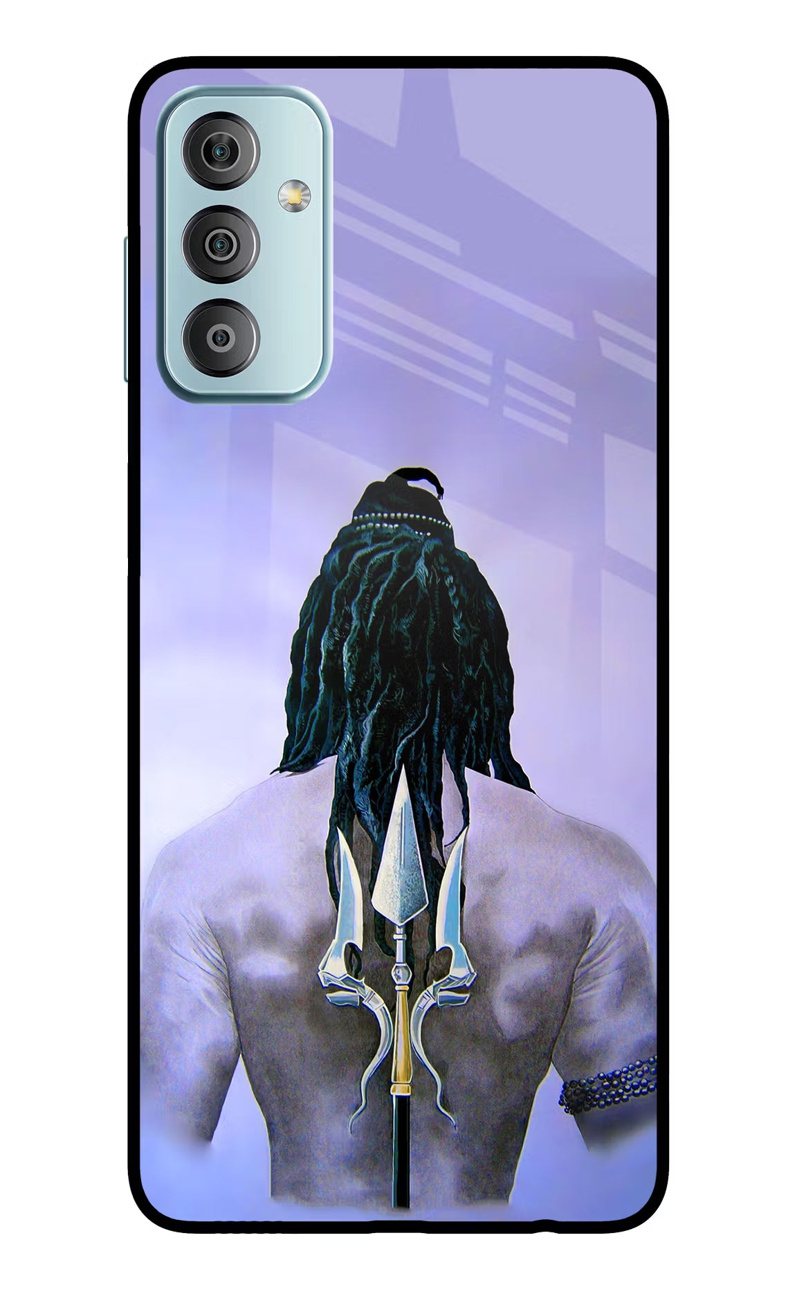 Shiva Samsung F23 5G Glass Case Back Cover by Casekaro