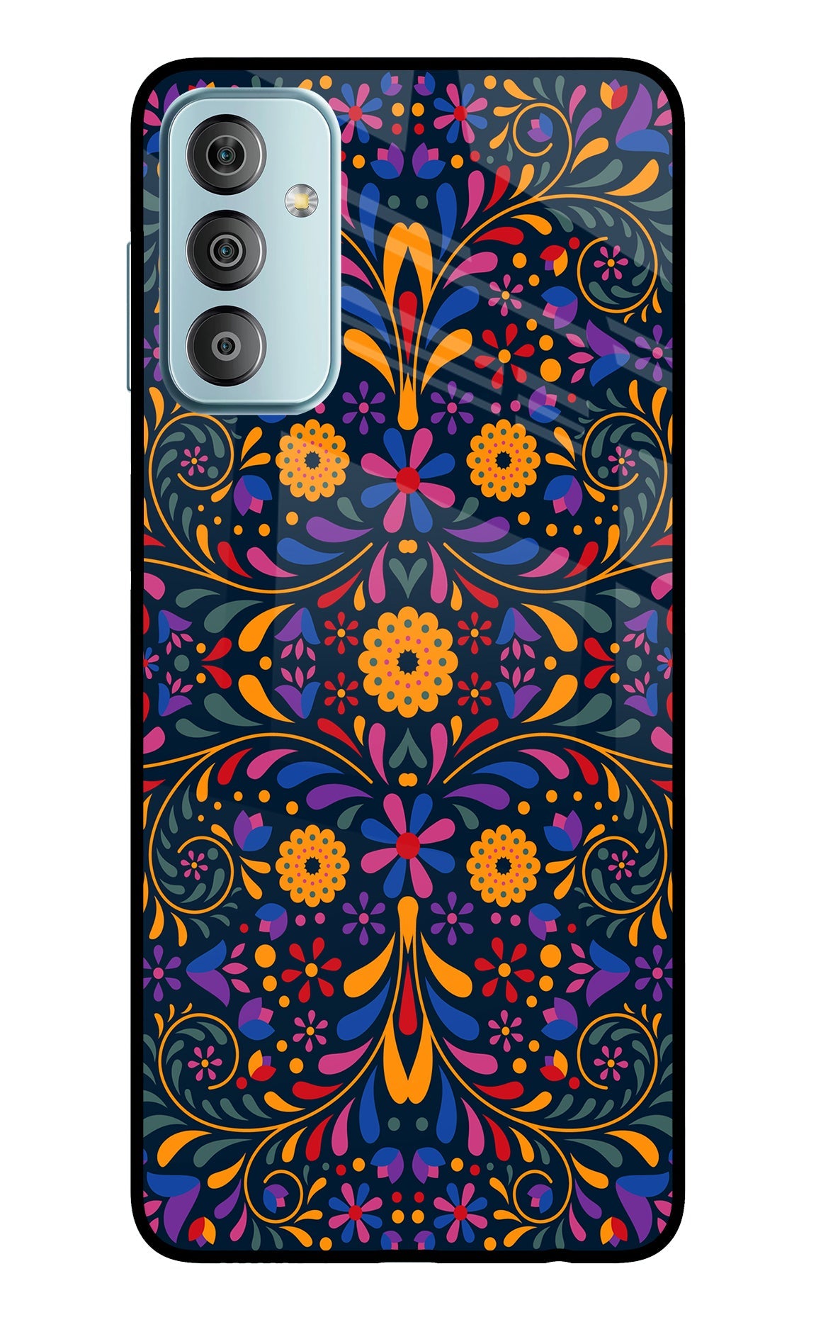 Mexican Art Samsung F23 5G Glass Case