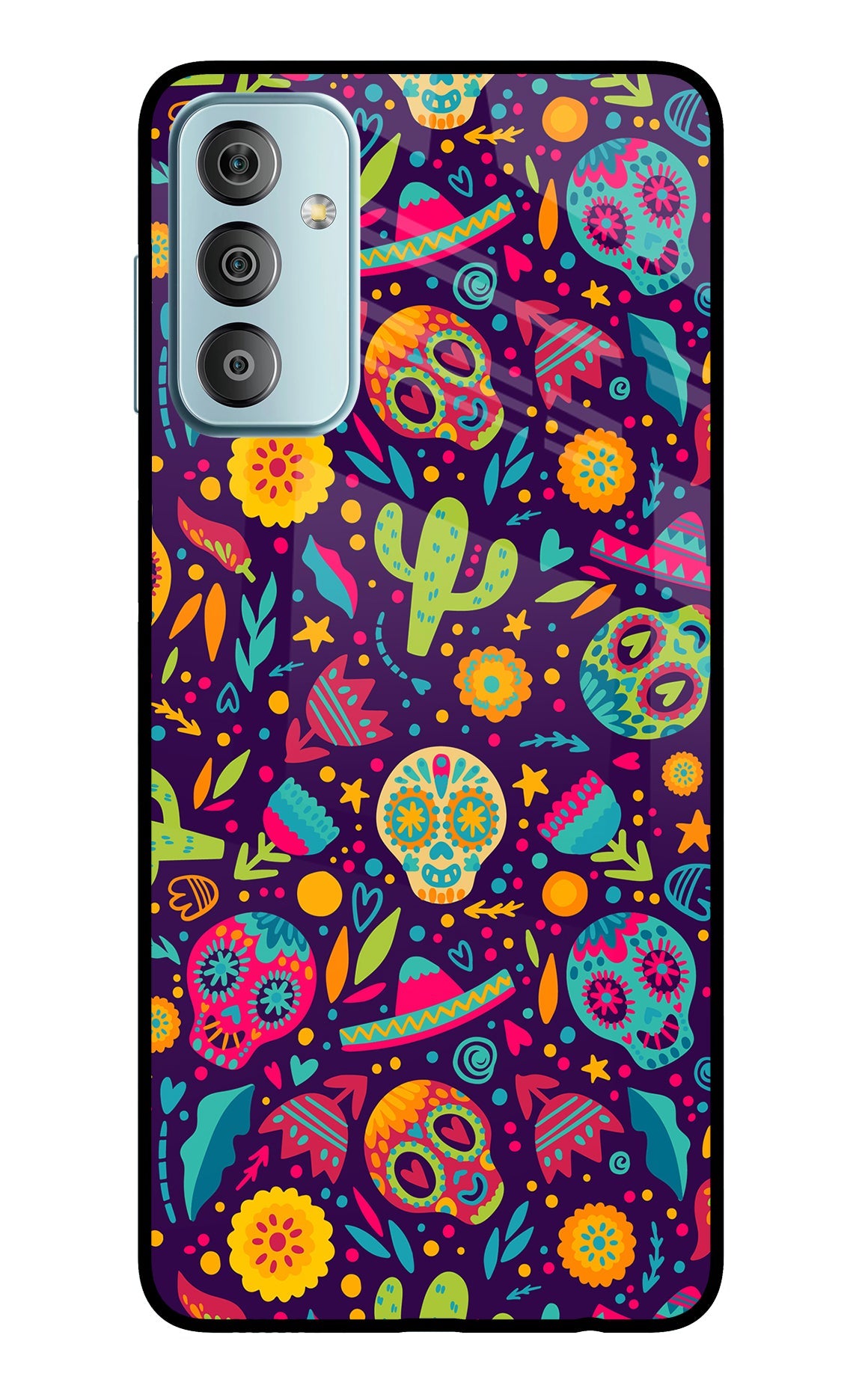 Mexican Design Samsung F23 5G Glass Case