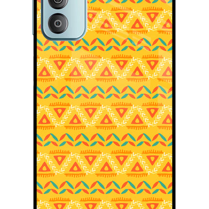 Tribal Pattern Samsung F23 5G Glass Case