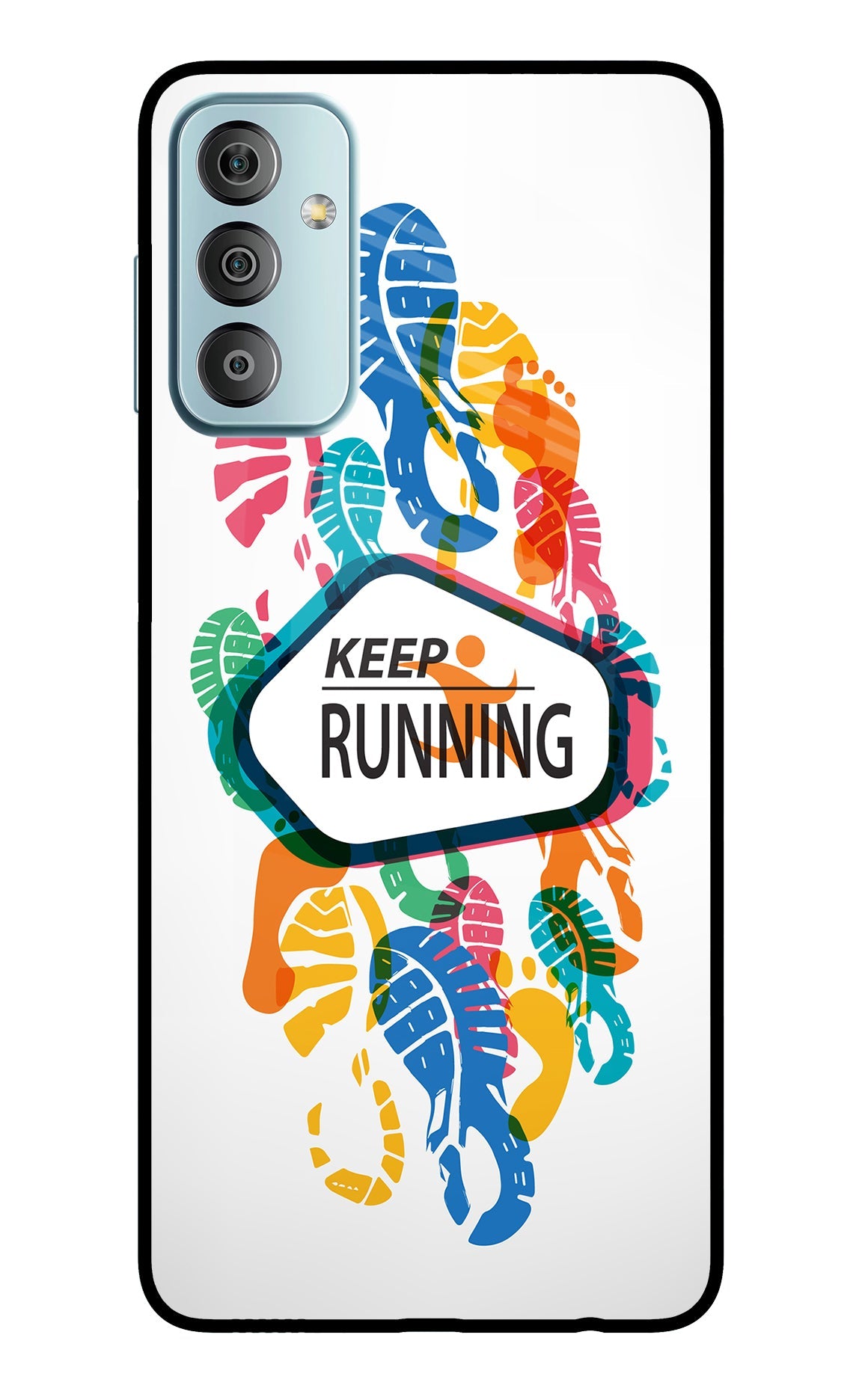 Keep Running Samsung F23 5G Back Cover