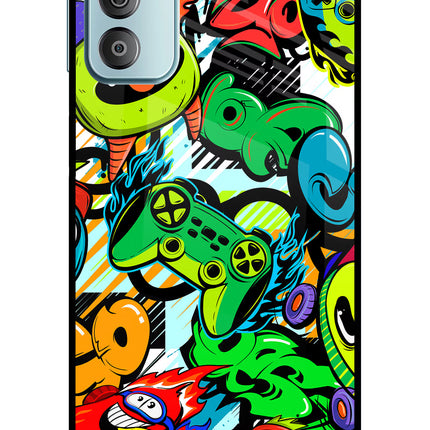 Game Doodle Samsung F23 5G Glass Case