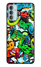 Game Doodle Samsung F23 5G Glass Case