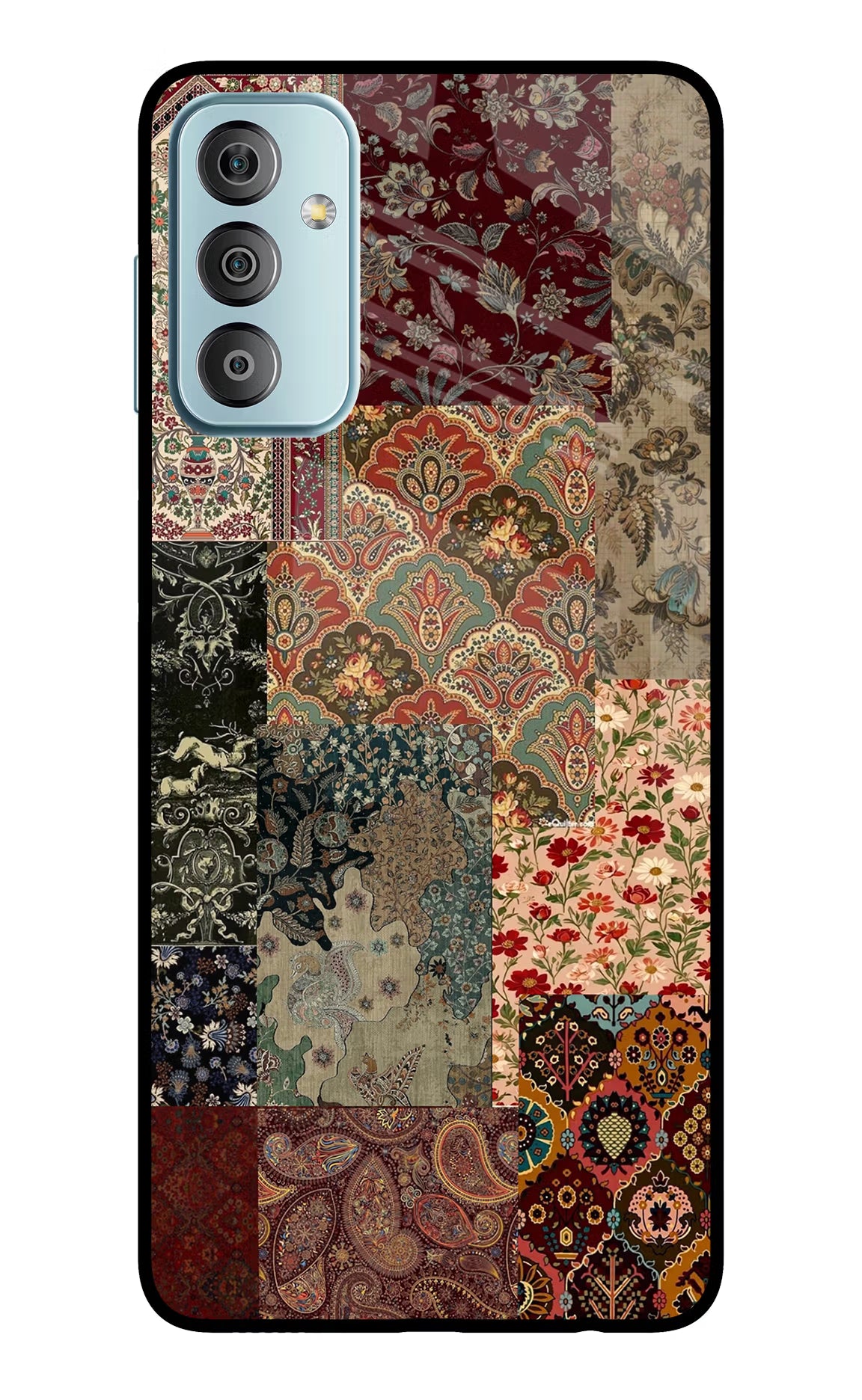 Desi Print Samsung F23 5G Glass Case Back Cover by Casekaro