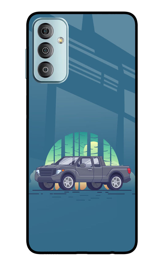 Retro Garage Vibe Samsung F23 5G Glass Case