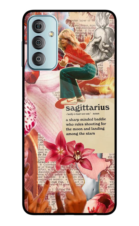 Sagittarius Zodiac Samsung F23 5G Glass Case