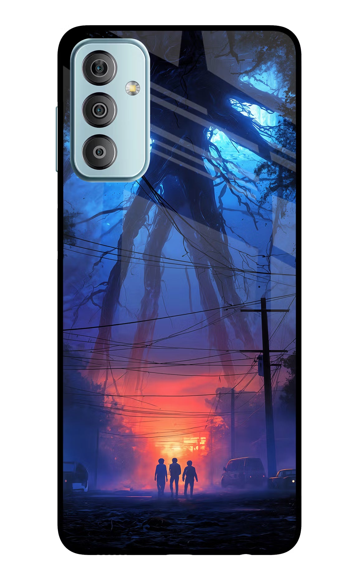 Ordinary Things Shadow Samsung F23 5G Glass Case Back Cover by Casekaro