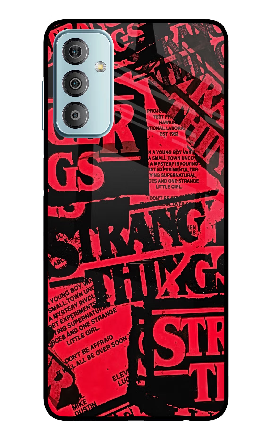 Ordinary Things Samsung F23 5G Glass Case Back Cover by Casekaro