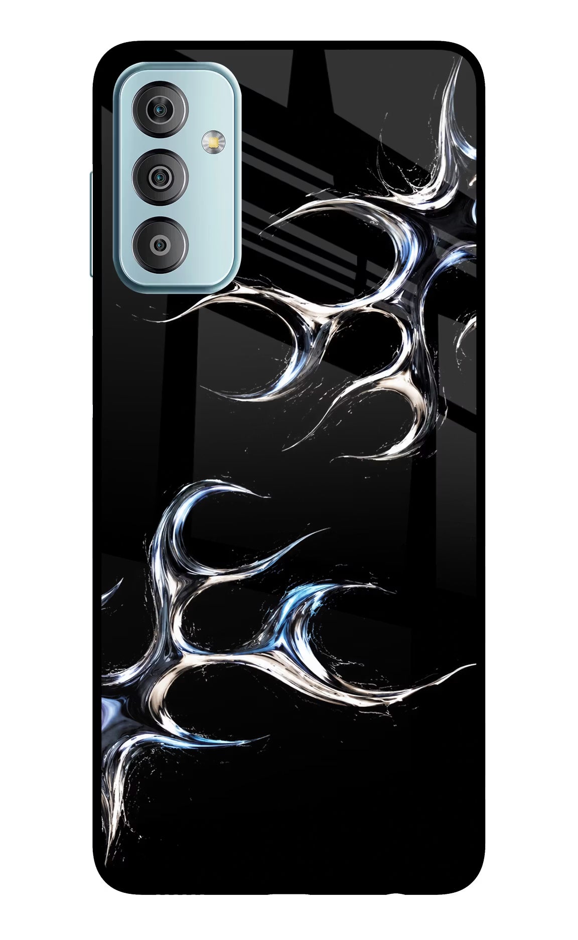 Chrome Tribal Samsung F23 5G Glass Case