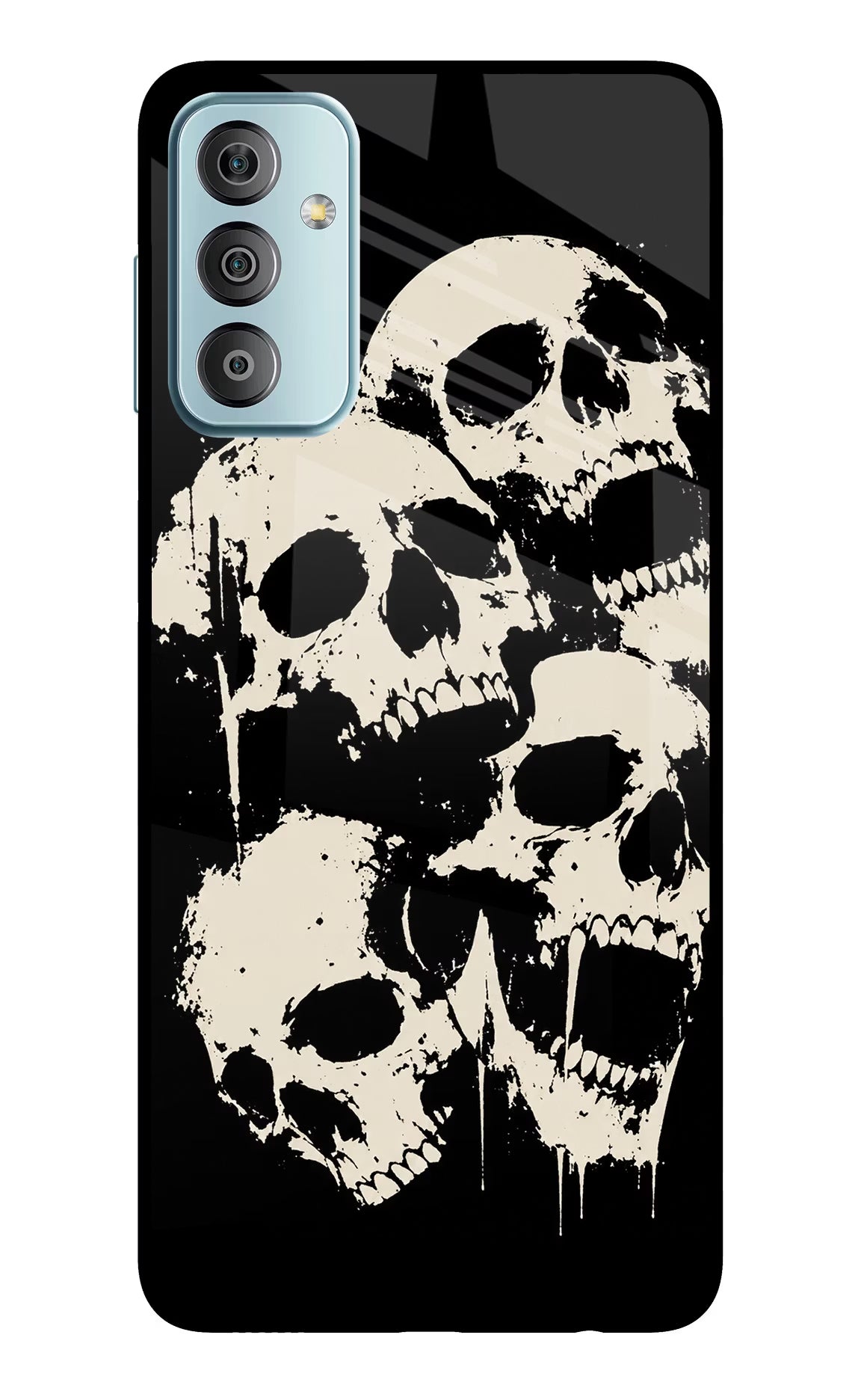 Dead Stack Samsung F23 5G Glass Case Back Cover by Casekaro