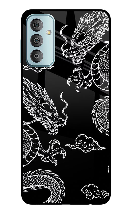 Twin Dragons Samsung F23 5G Glass Case