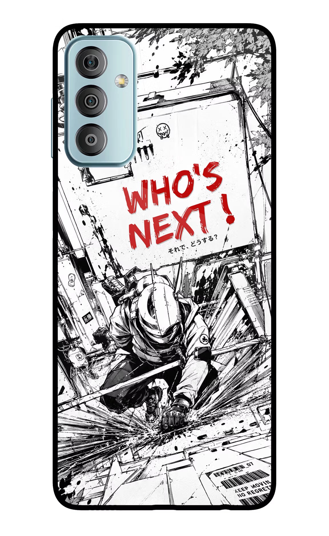 Who's Next Samsung F23 5G Glass Case