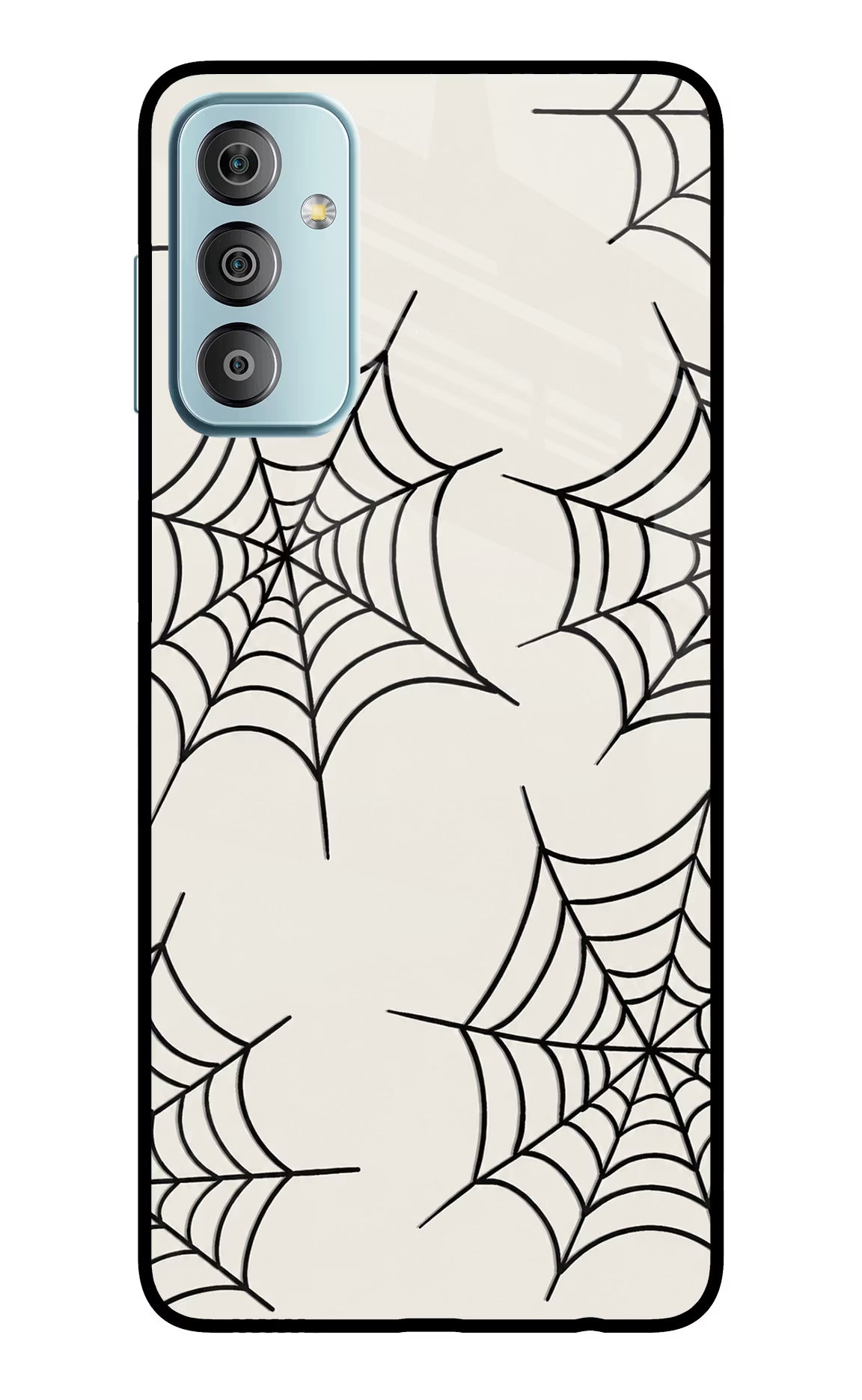 Spider Web Samsung F23 5G Glass Case