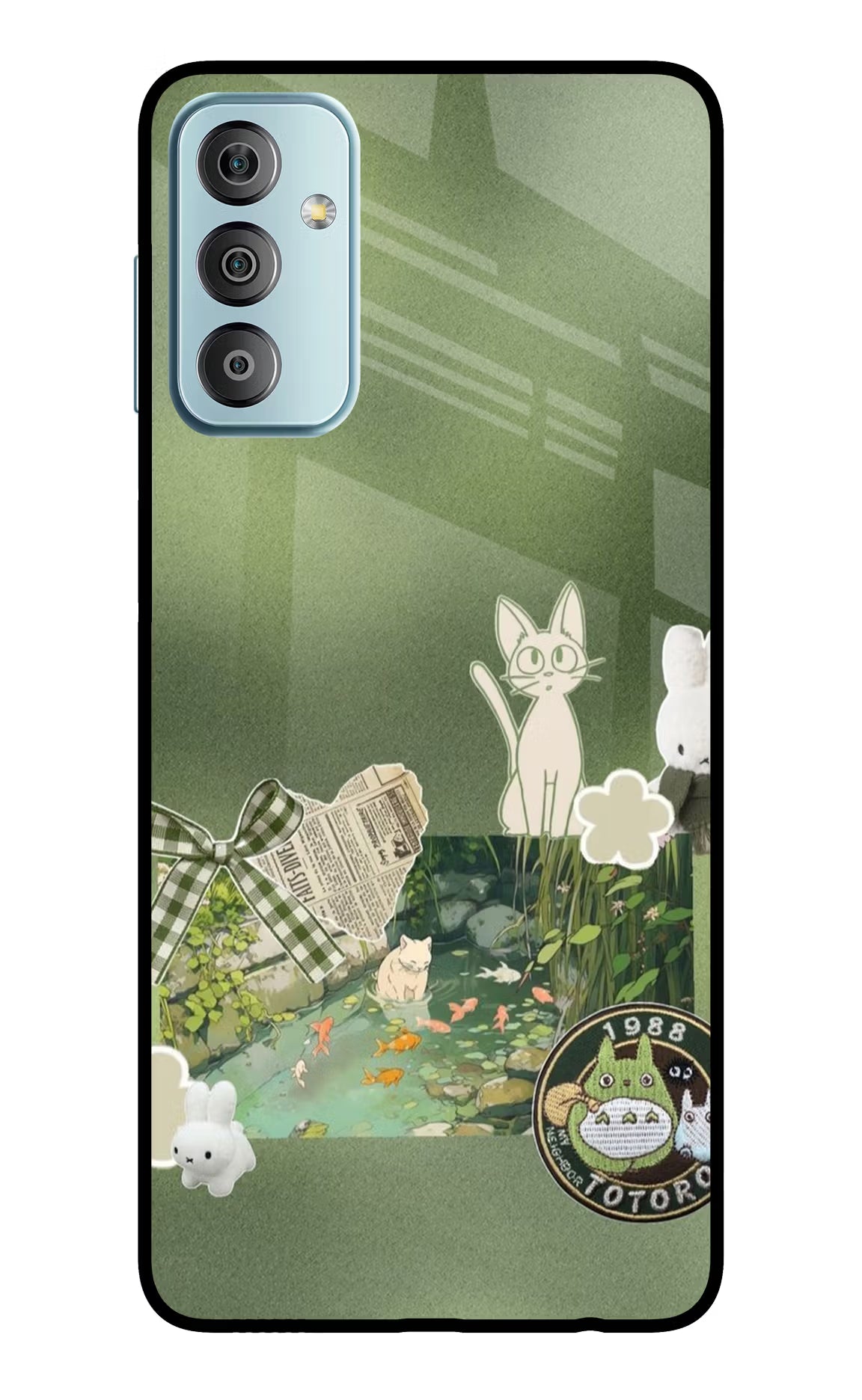 Aesthetic anime Samsung F23 5G Glass Case